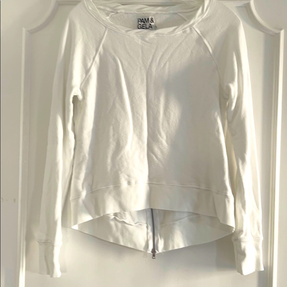 Pam & Gela Sweatshirt with Zipper Back